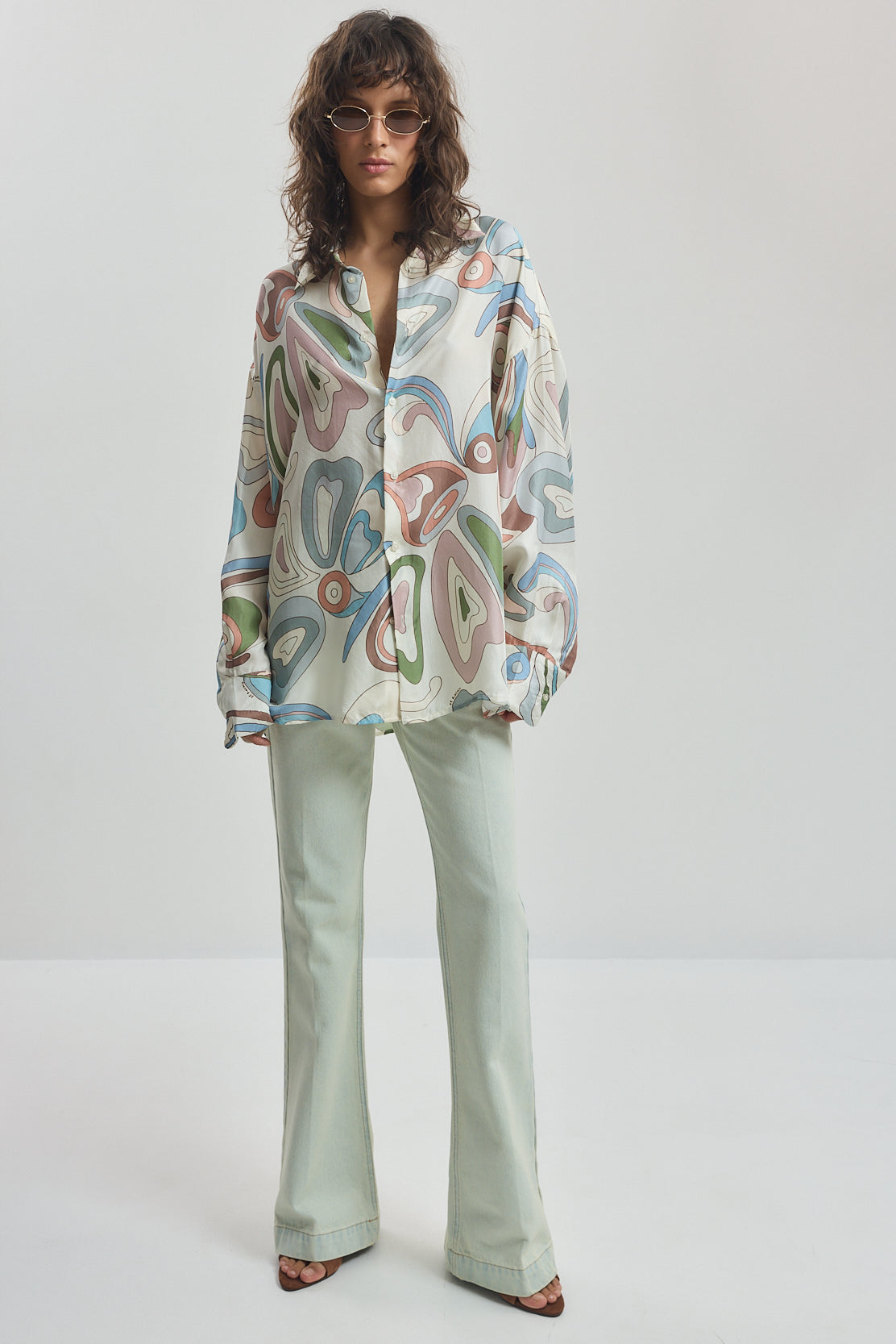 Silk Button Down