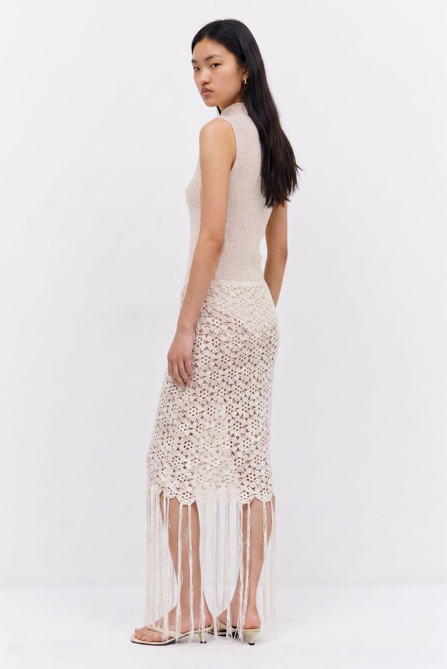 Flower Crochet Skirt