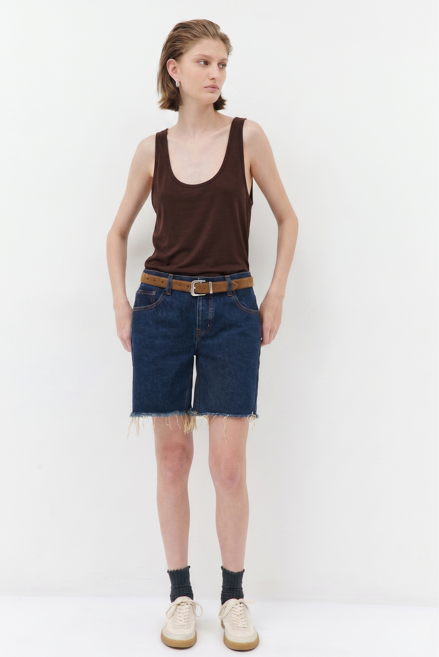 Deep Scoop Tank Top