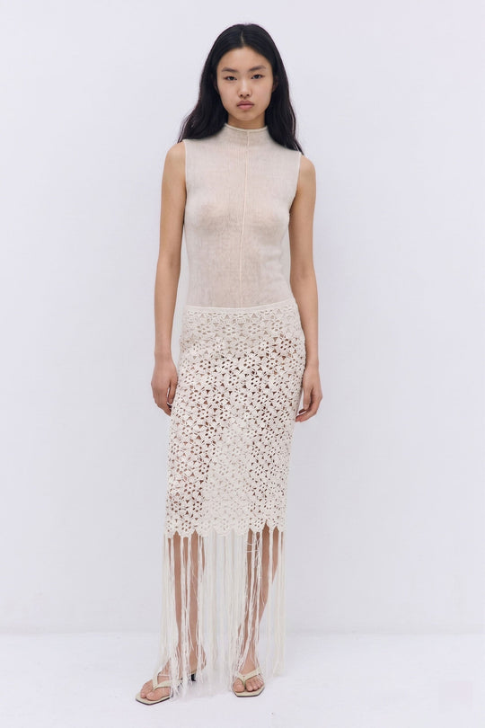 Flower Crochet Skirt