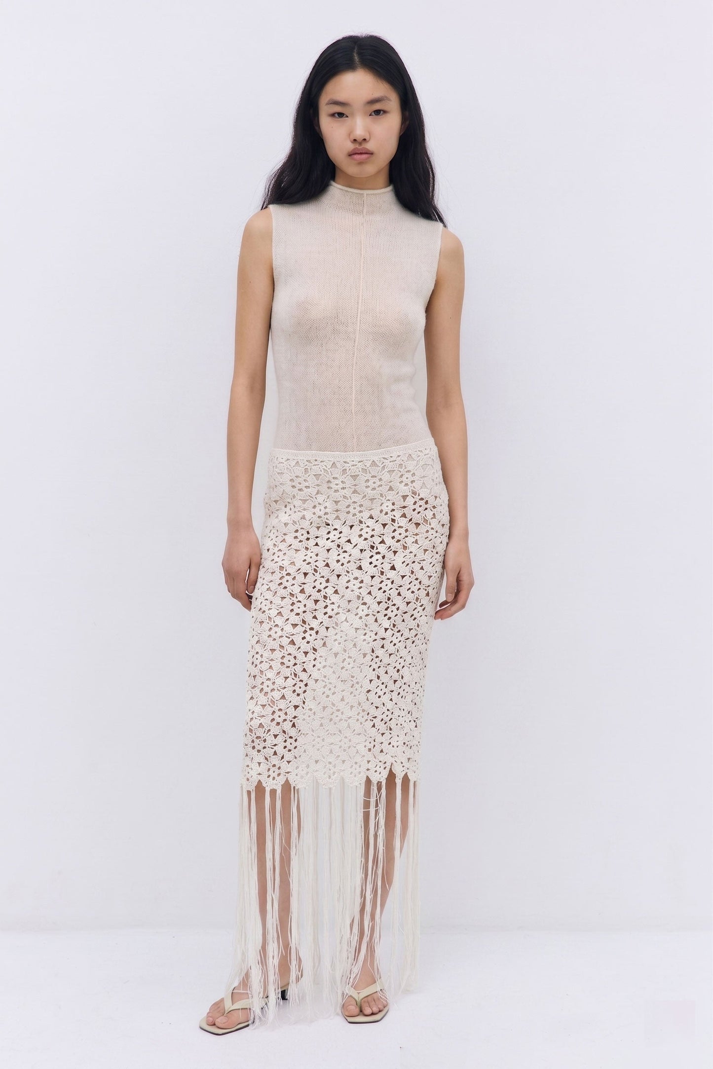 Flower Crochet Skirt