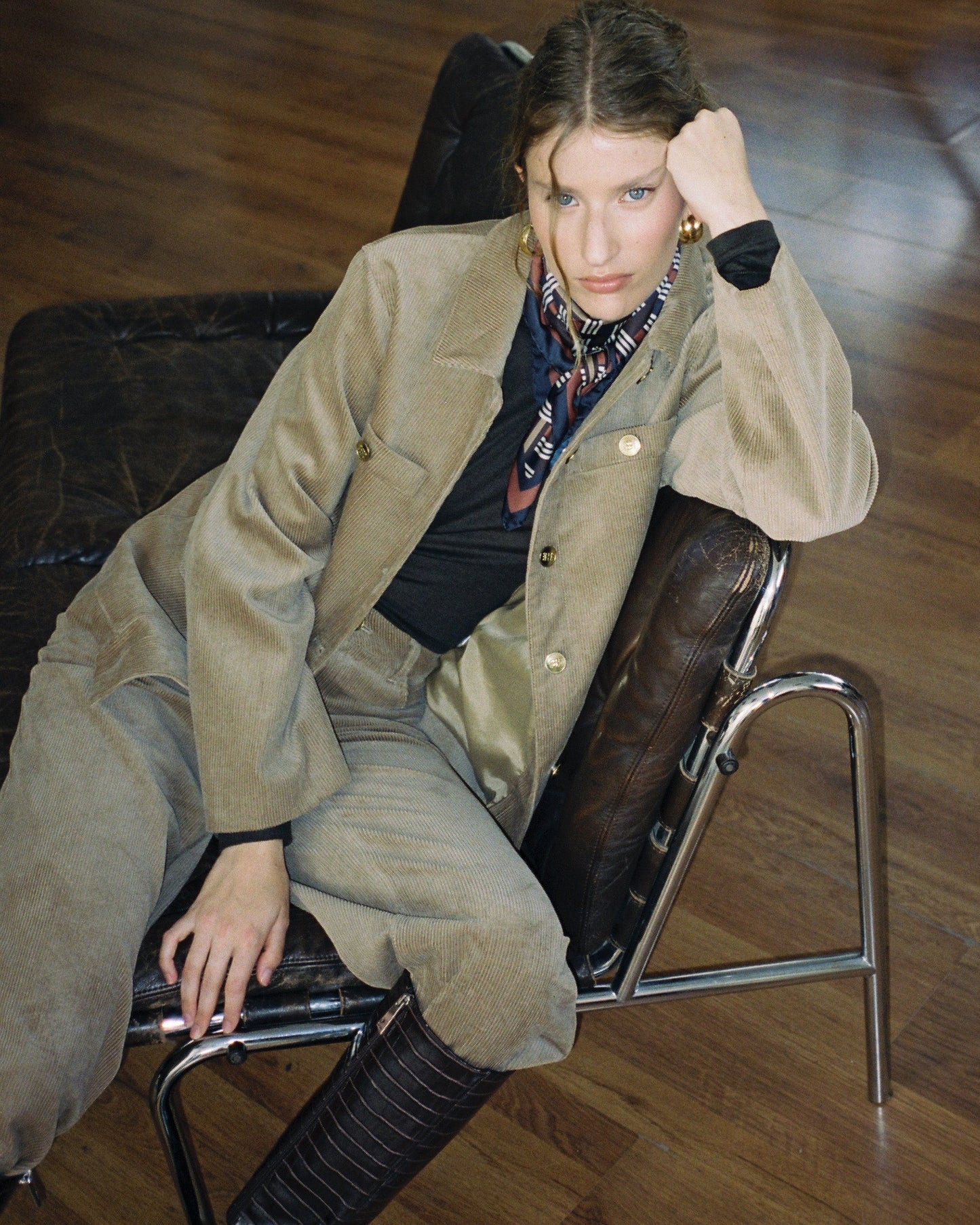 Corduroy Wide Leg Pants