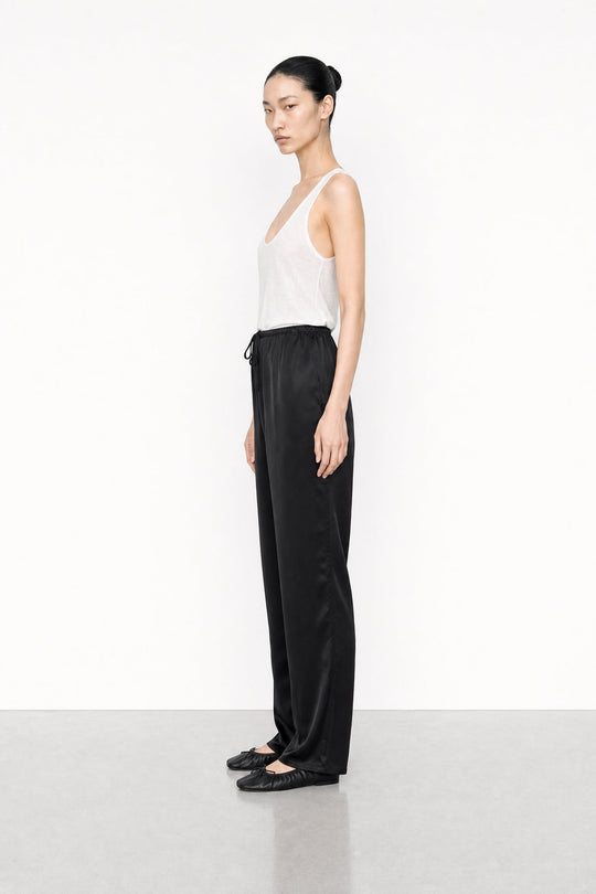Satin Drawstring Pants