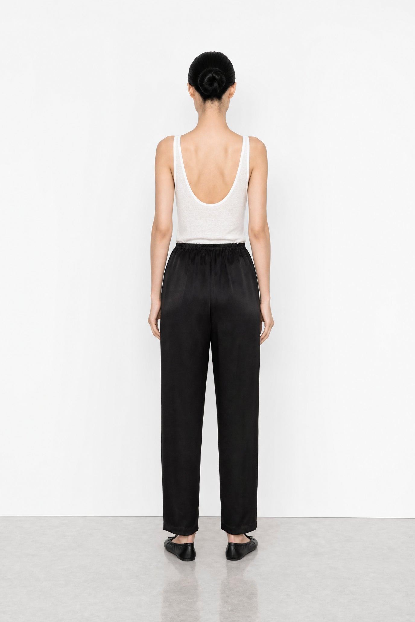 Satin Drawstring Pants