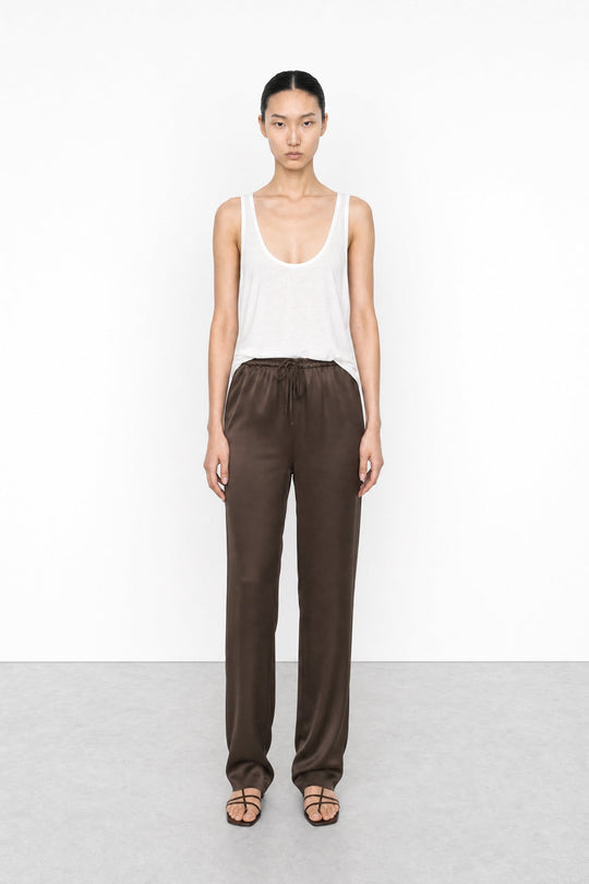 Satin Drawstring Pants