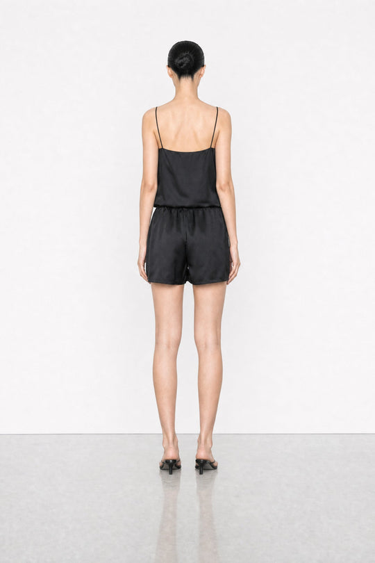 Satin Drawstring Shorts