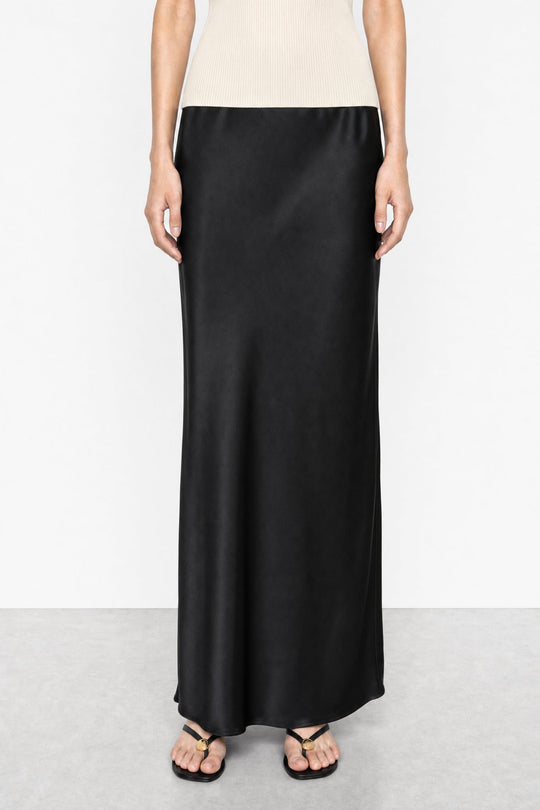 Satin Slip Maxi Skirt