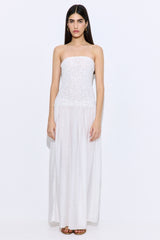 Lace Drop Waist Maxi Dress