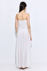 Lace Drop Waist Maxi Dress