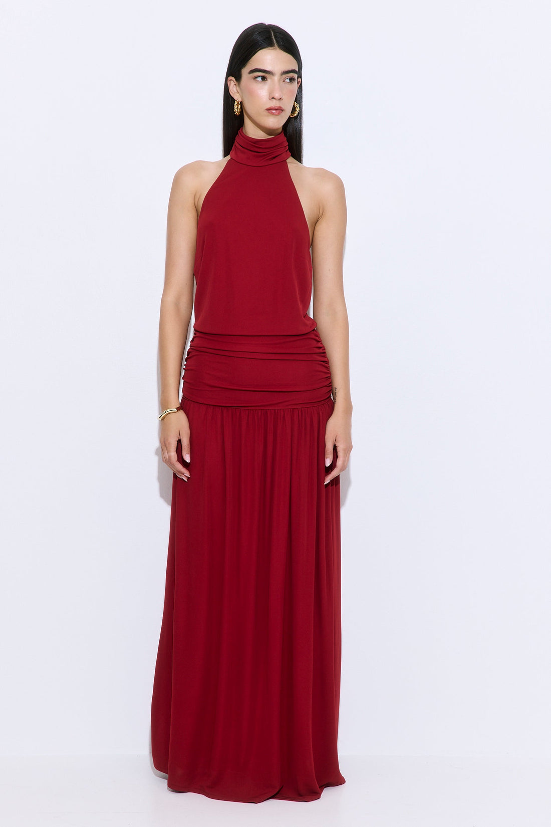 Draped Jersey Maxi Dress D Rococo Draped Jersey Maxi Dress D Rococo