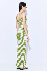 Boucle Strappy Maxi Dress