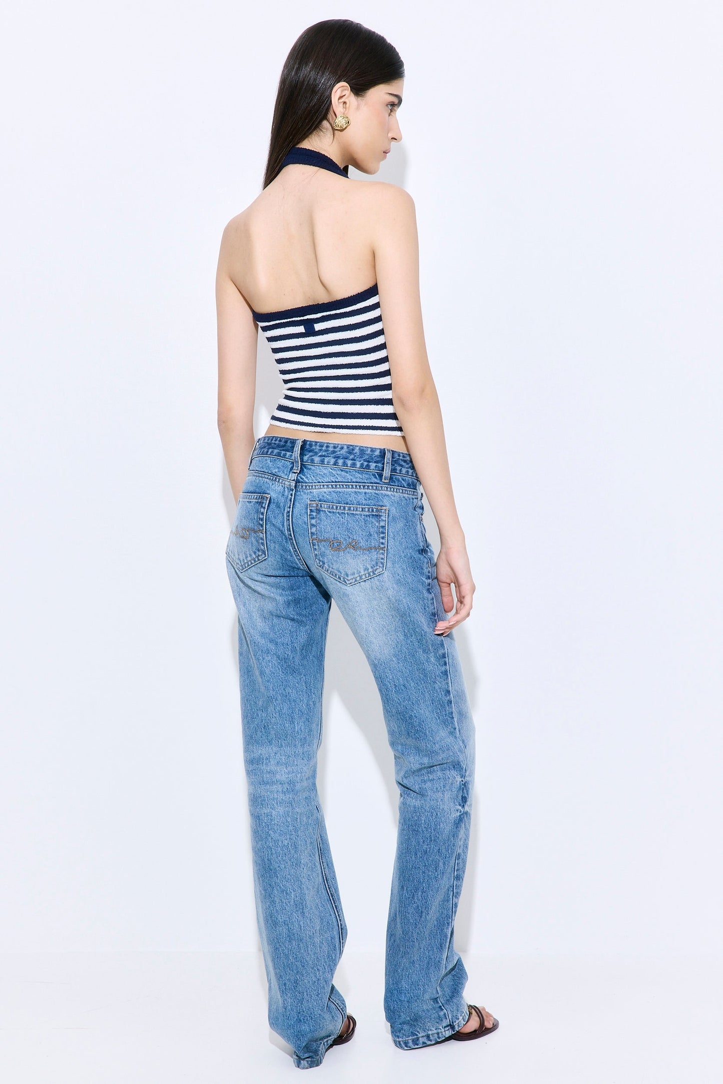 Boucle Halter Neck Top