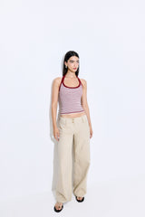 Boucle Halter Neck Top