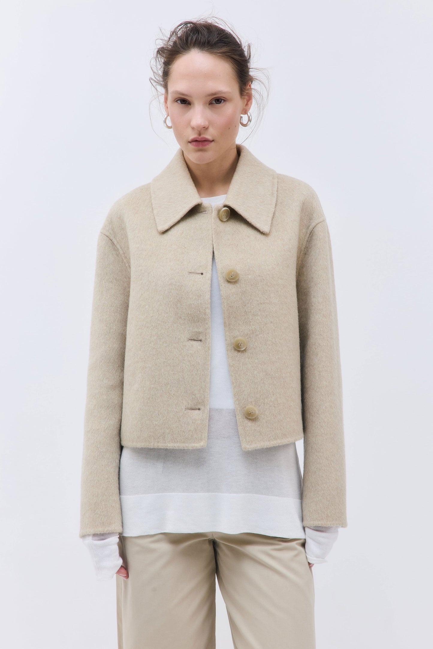 Relaxed Double Wool Jacket