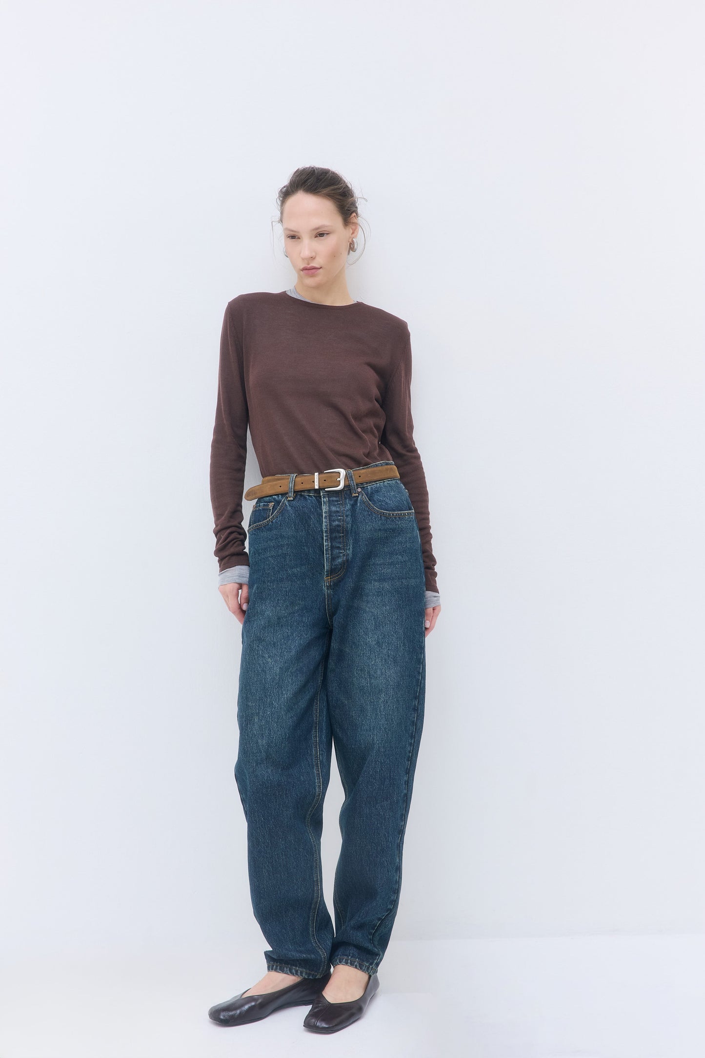 No.13| High Rise Tapered Balloon Denim