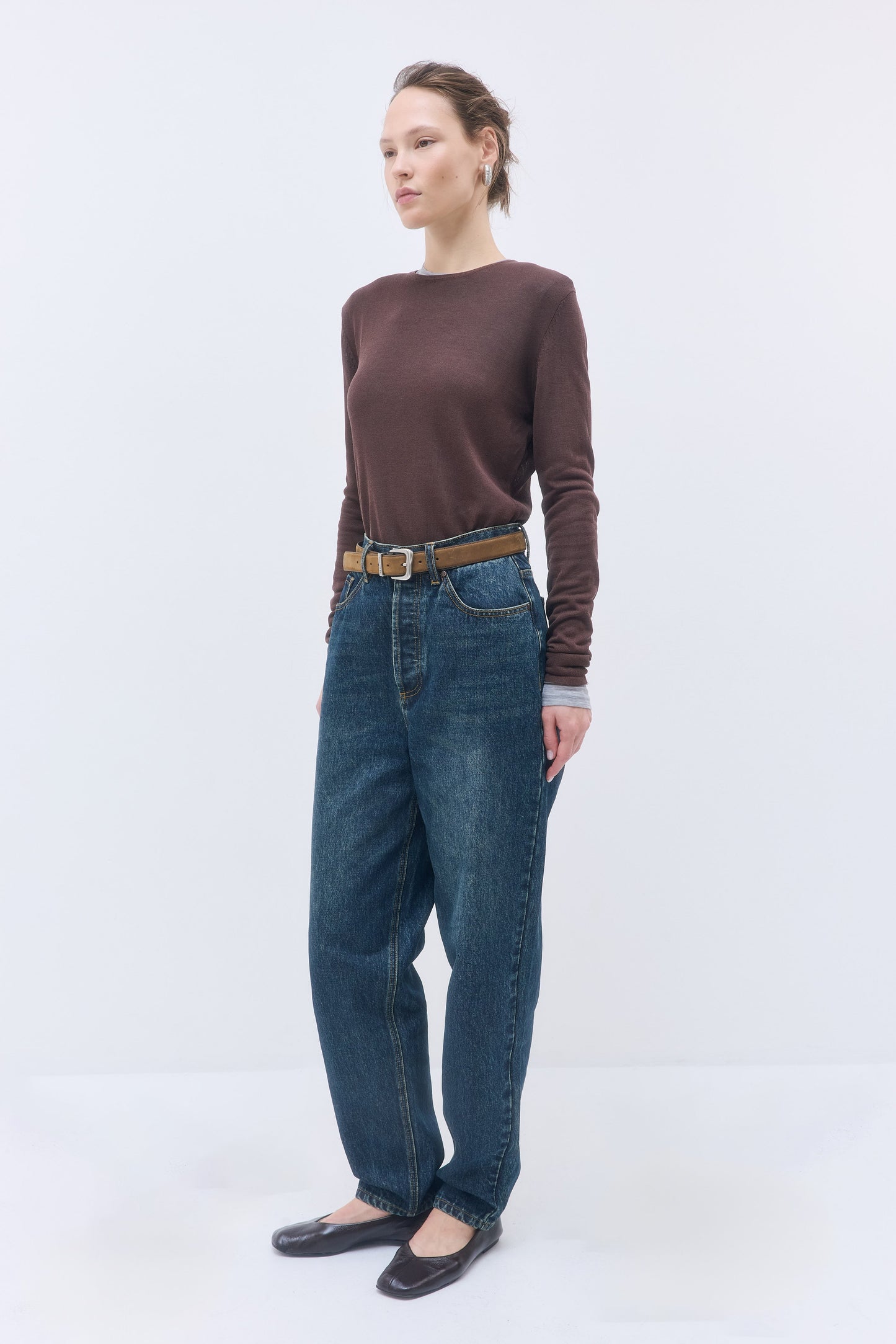 No.13| High Rise Tapered Balloon Denim