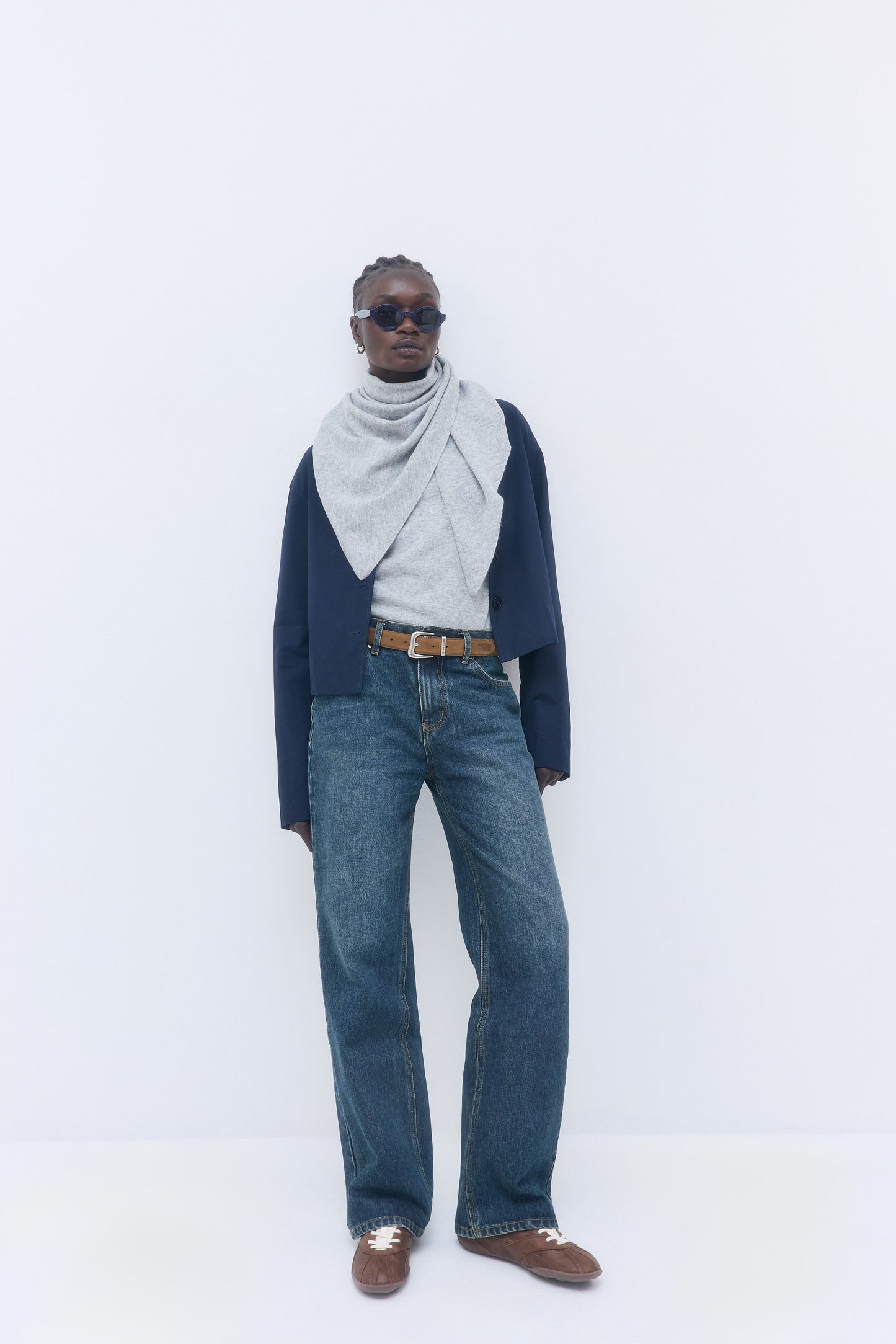 No.11| Mid Rise Full Length Baggy Denim