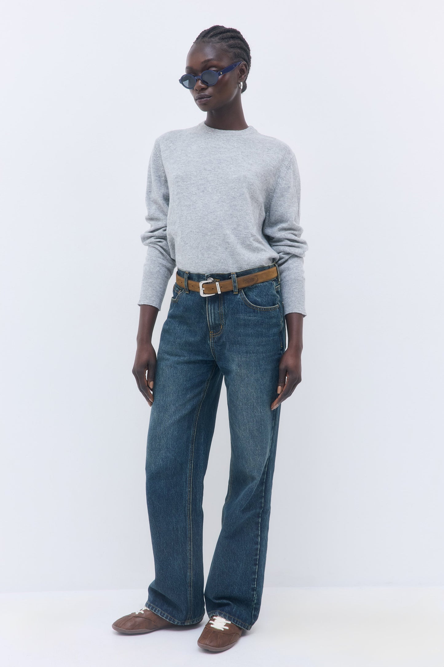 No.11| Mid Rise Full Length Baggy Denim