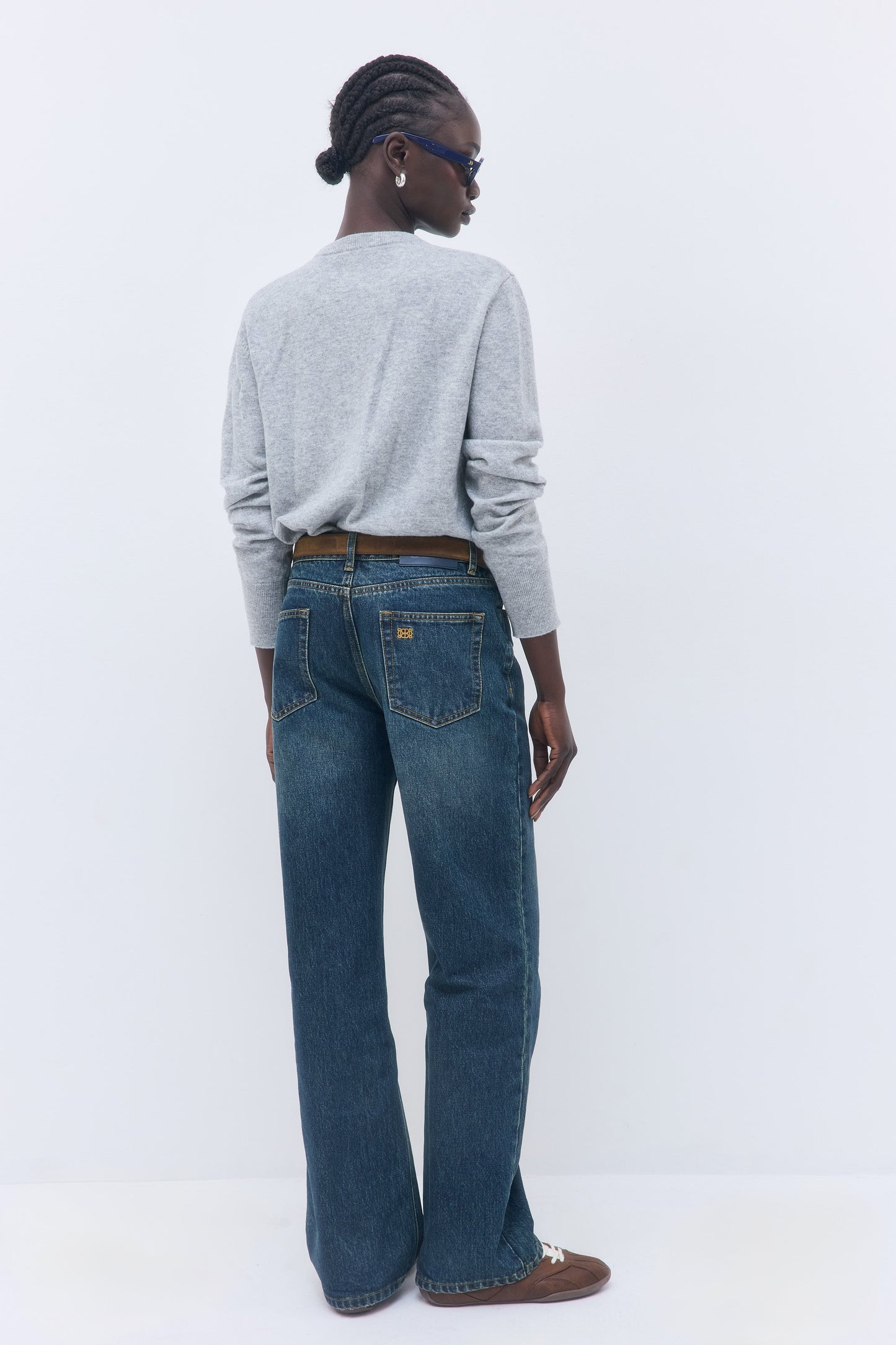 No.11| Mid Rise Full Length Baggy Denim