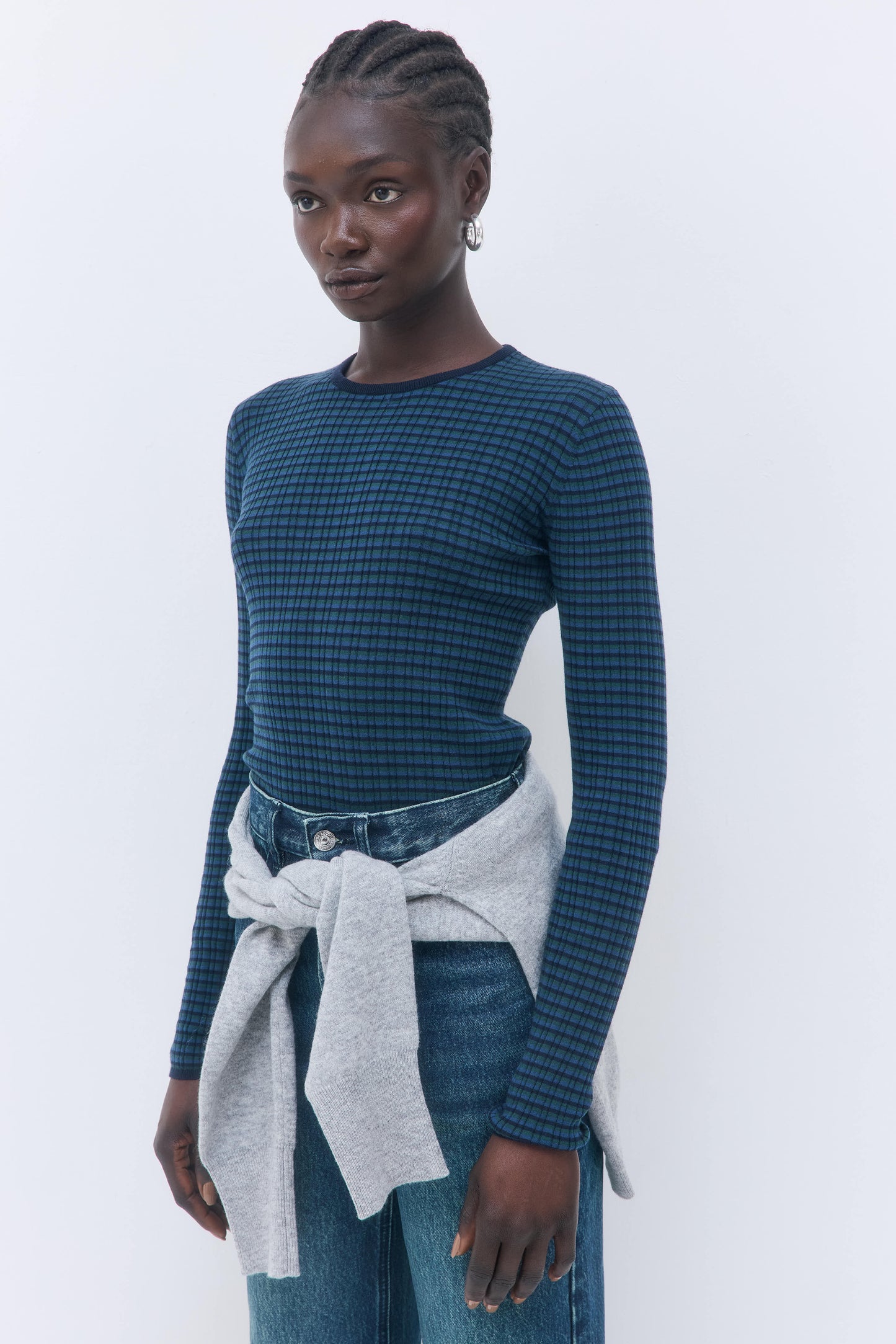 Long Sleeved Ribbed Knit