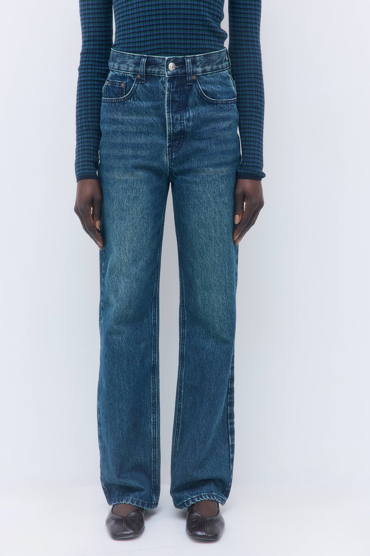 No.8| High Waisted Wide Leg Denim
