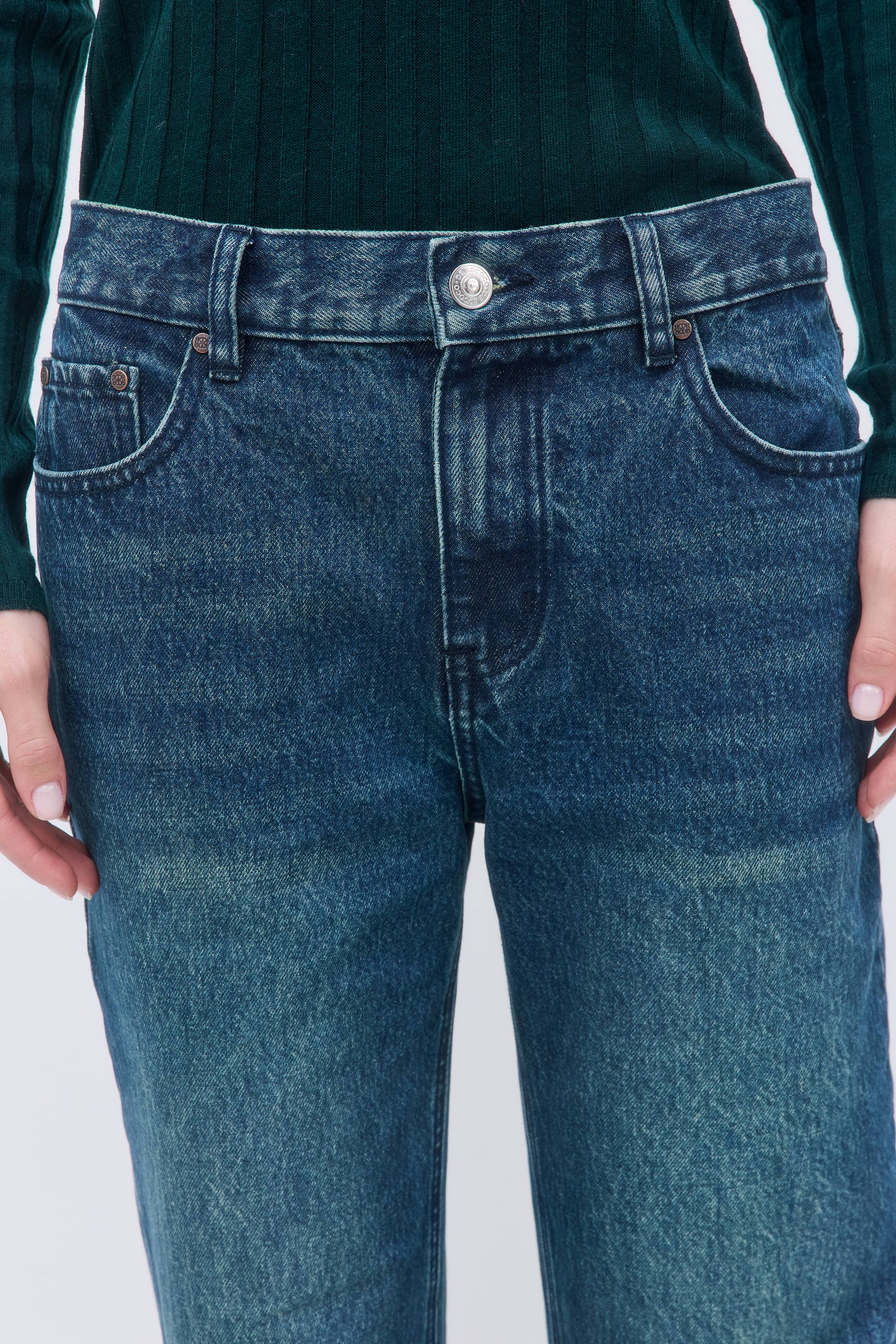 No.11| Mid Rise Full Length Baggy Denim