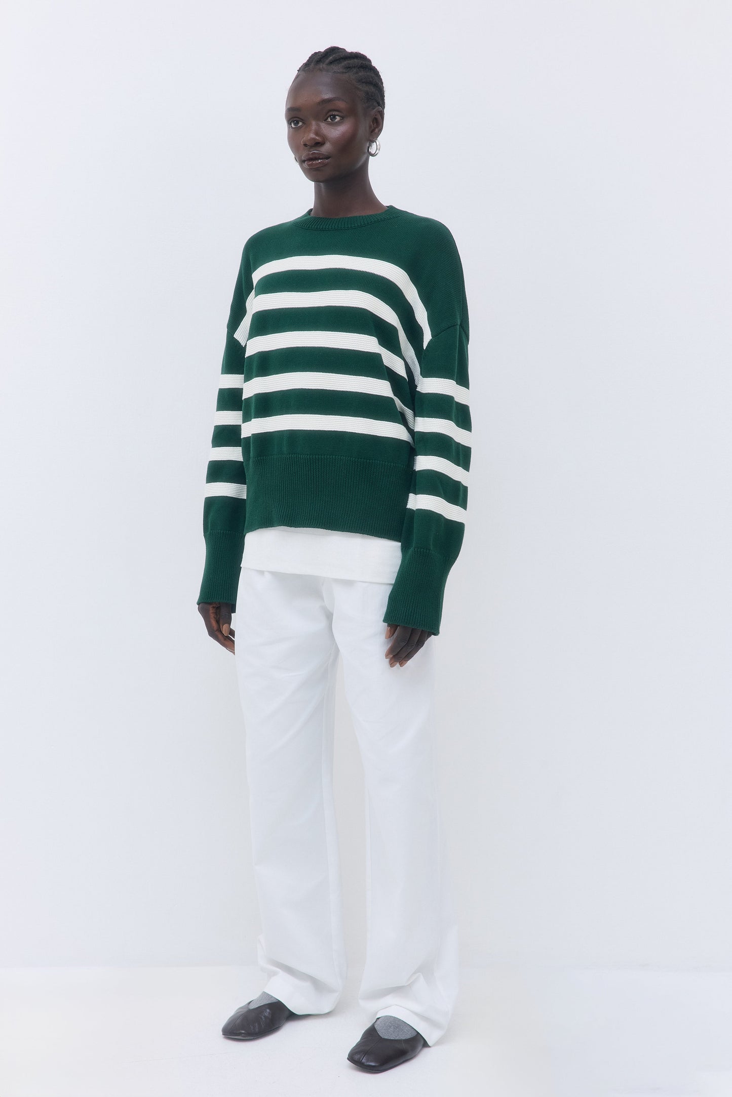 Oversized Striped Sweater