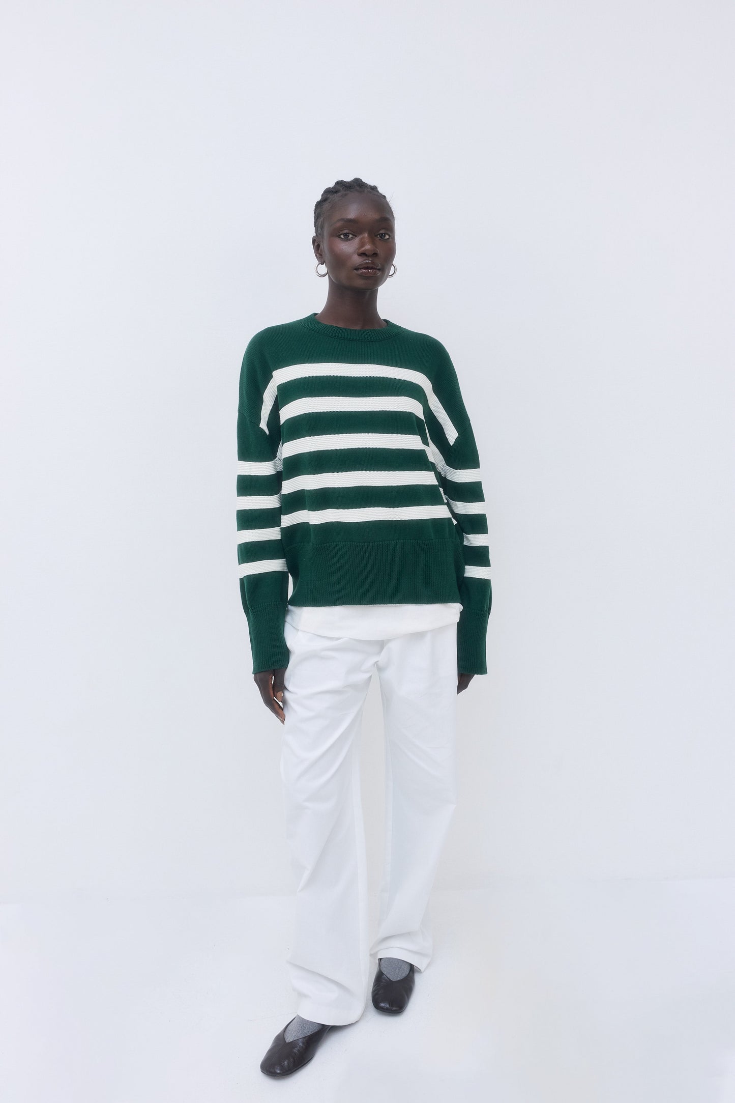 Oversized Striped Sweater