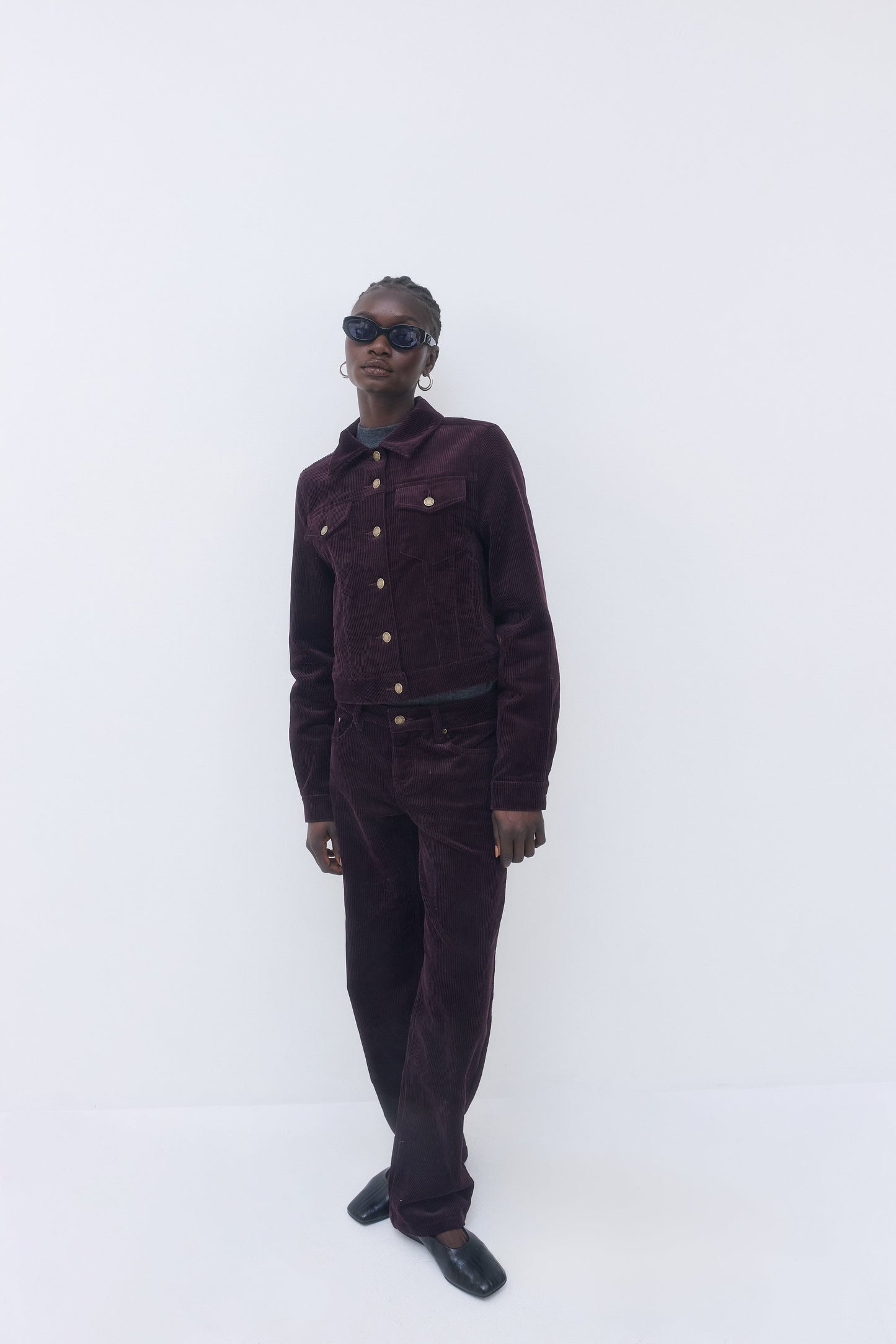 Fitted Corduroy Jacket