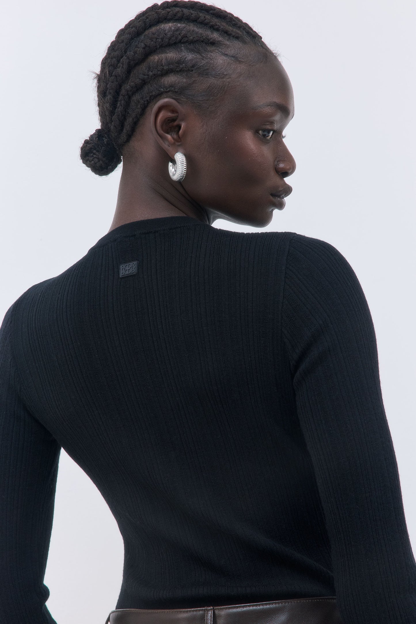 Merino Wool Loose Crewneck - Dé Rococo