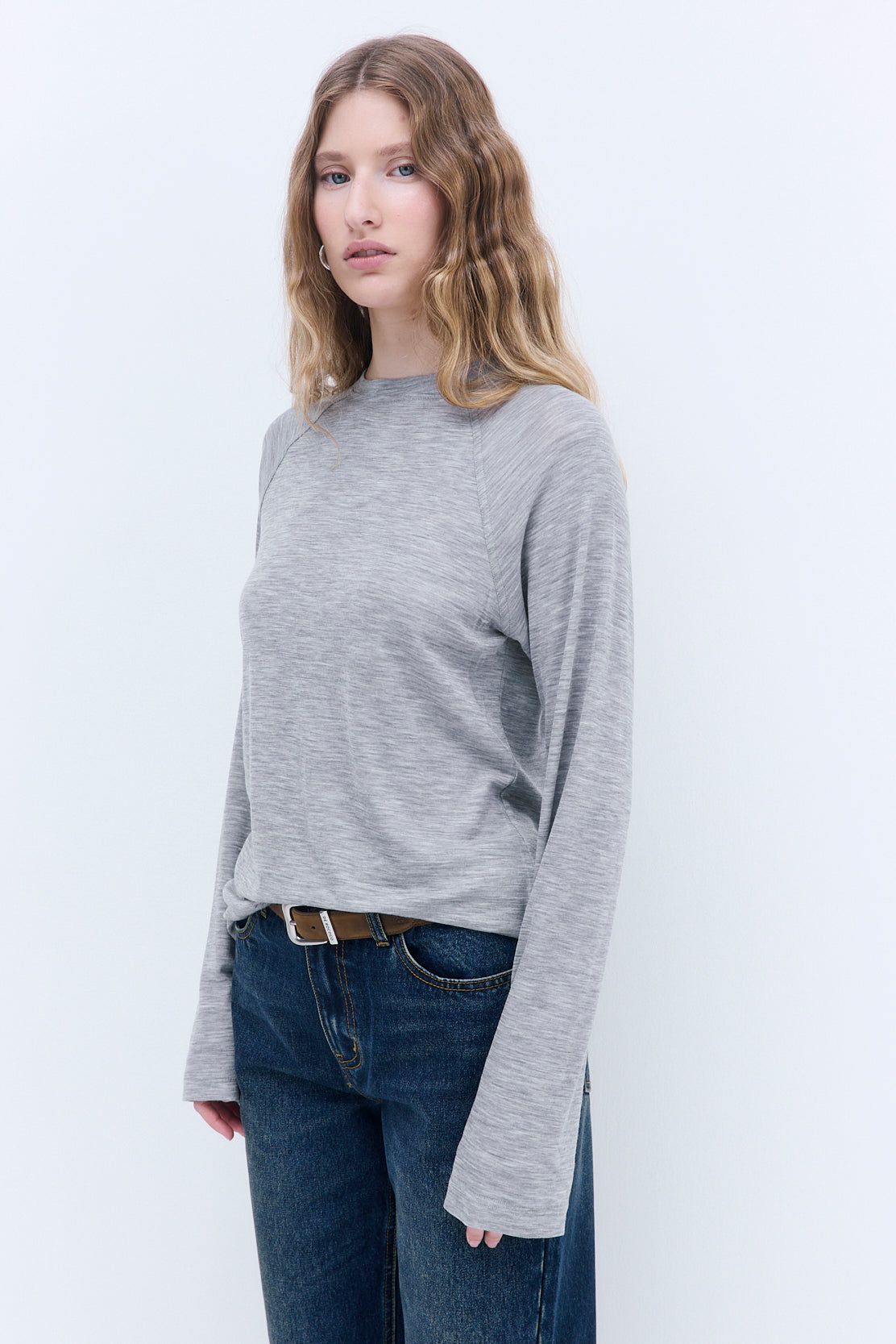 Oversized Wool Long Sleeve