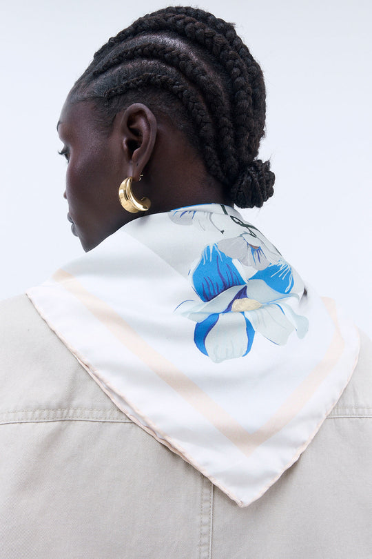 Signature Flower Scarf