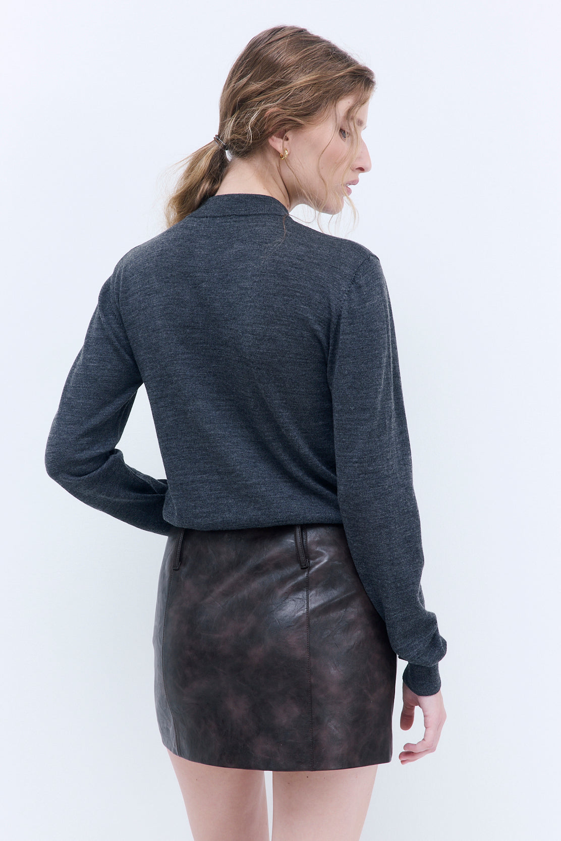 Merino Wool Crew Neck Sweater