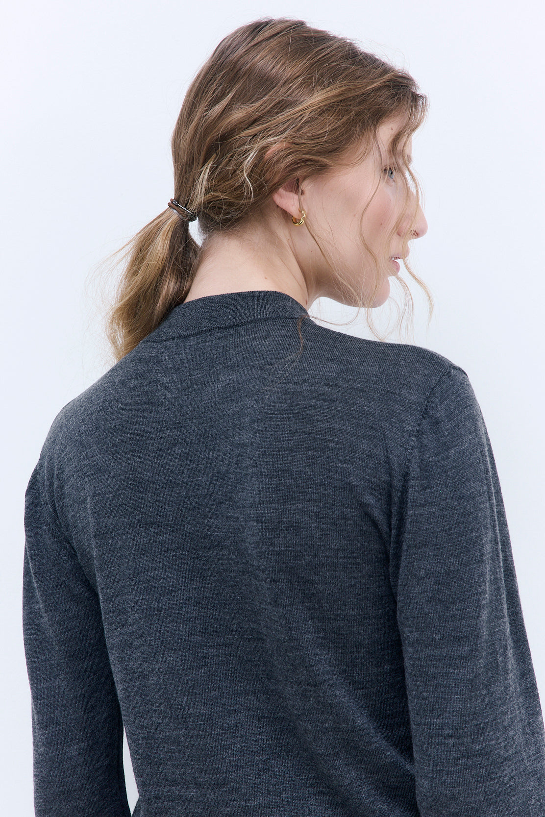 Merino Wool Crew Neck Sweater