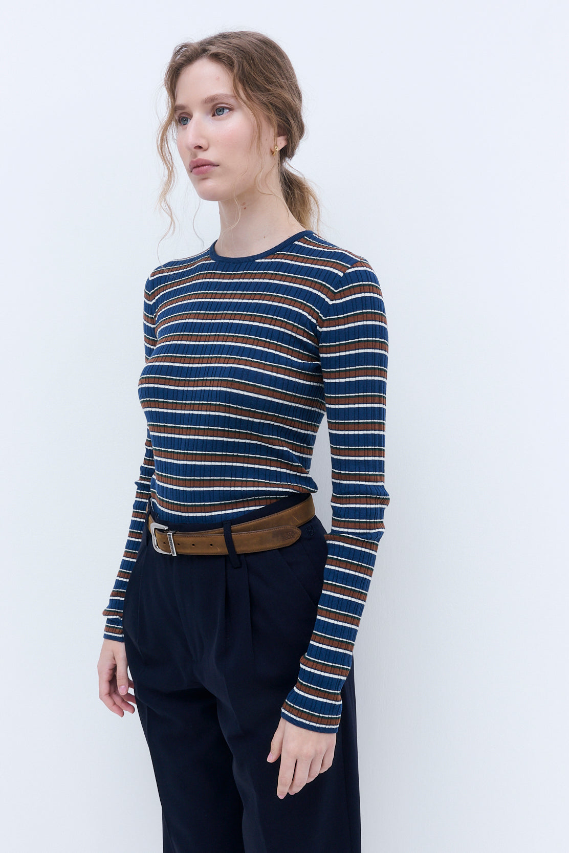 Long Sleeved Ribbed Knit