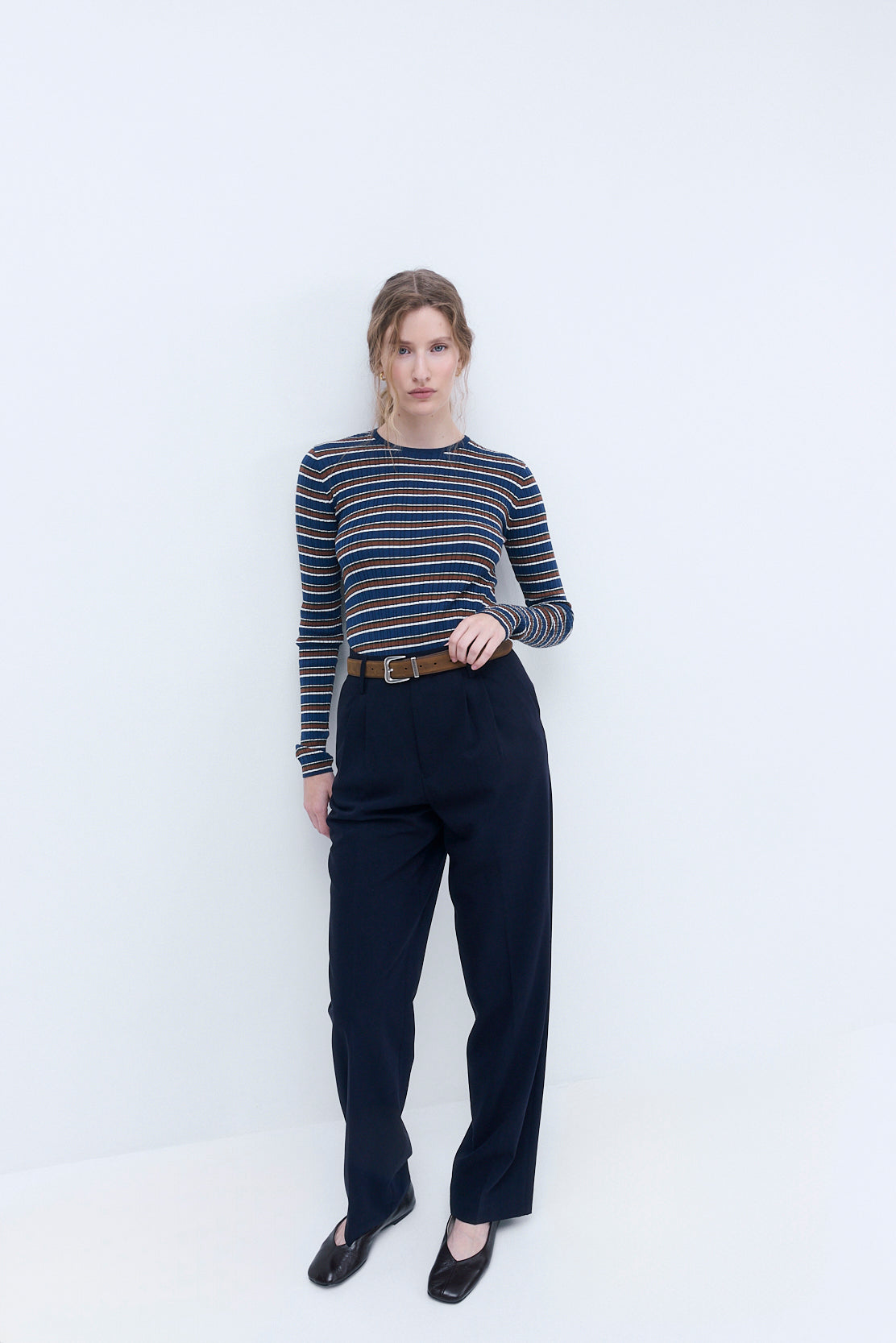 Long Sleeved Ribbed Knit