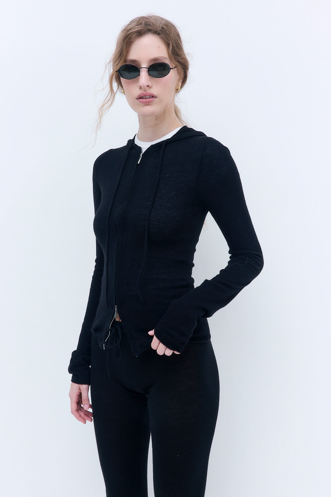 Lightweight Zipper Cardigan