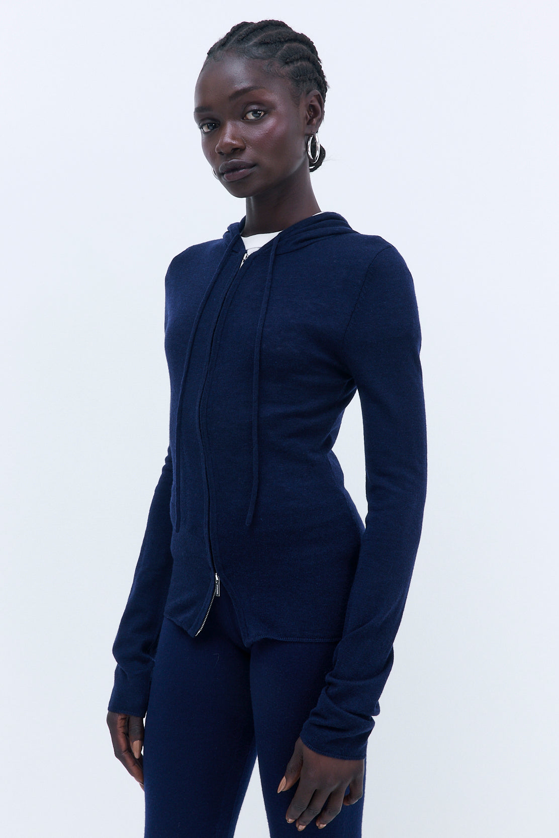 Lightweight Zipper Cardigan