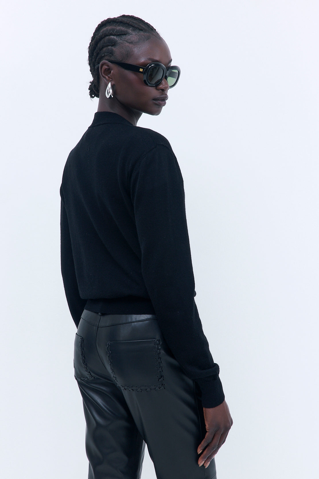 Merino Wool V Neck Sweater