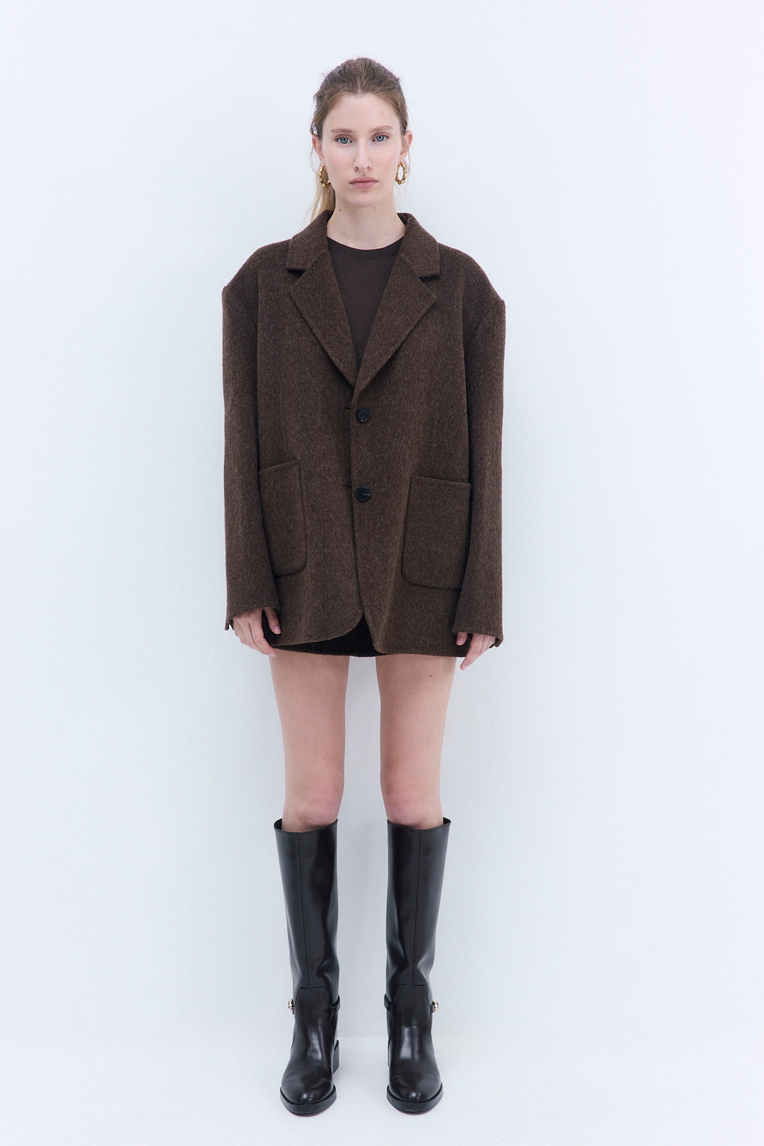 Oversized Double Wool Blazer