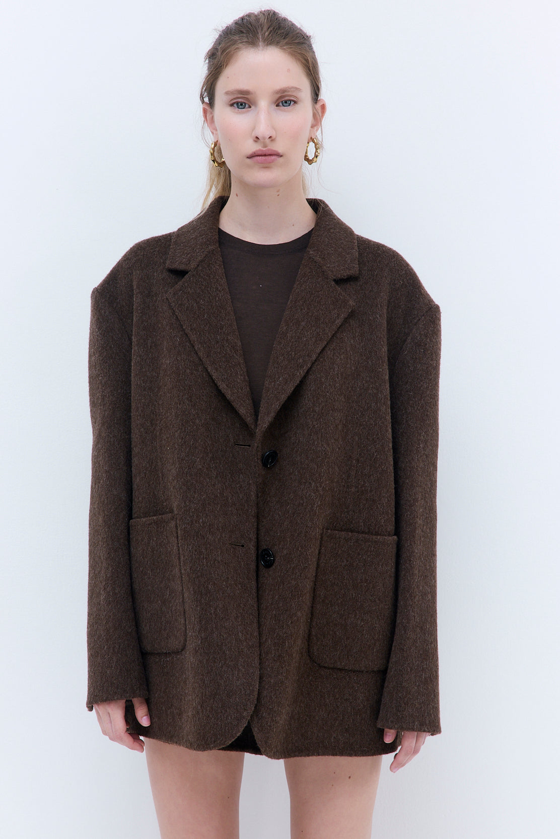 Oversized Double Wool Blazer