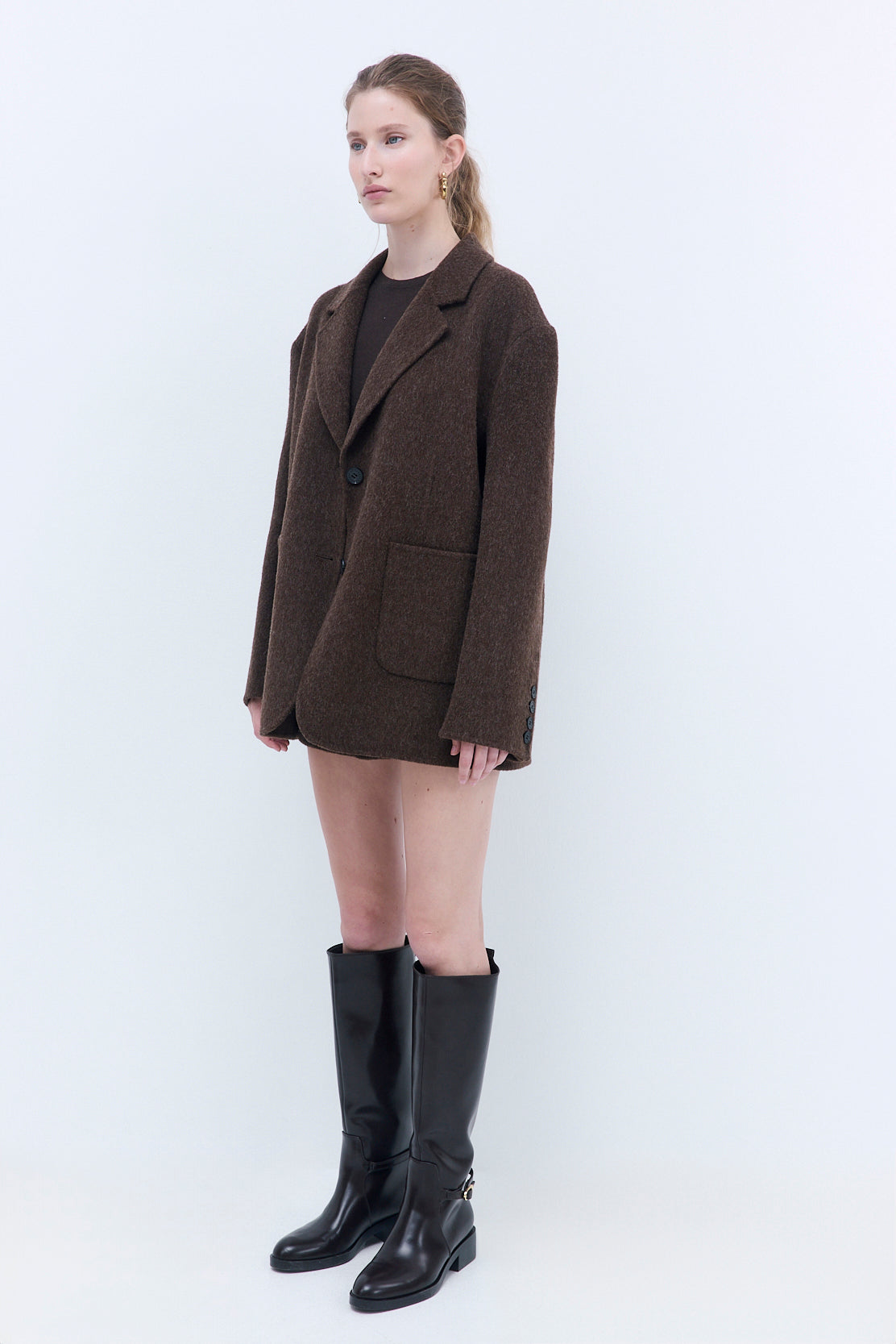 Oversized Double Wool Blazer