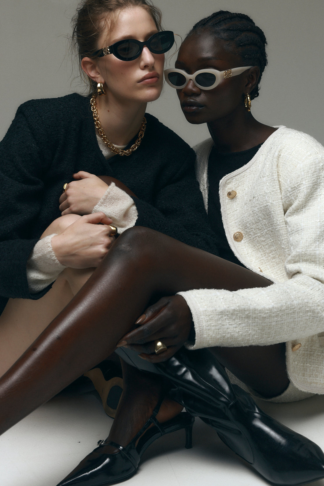 Tweed Micro Mini Shorts