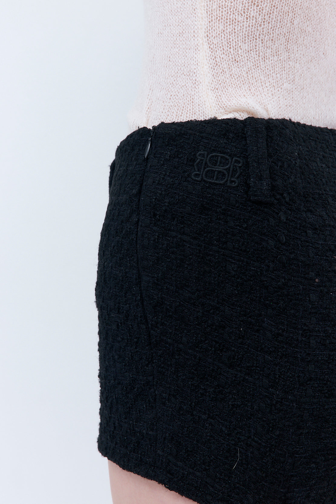 Tweed Micro Mini Shorts