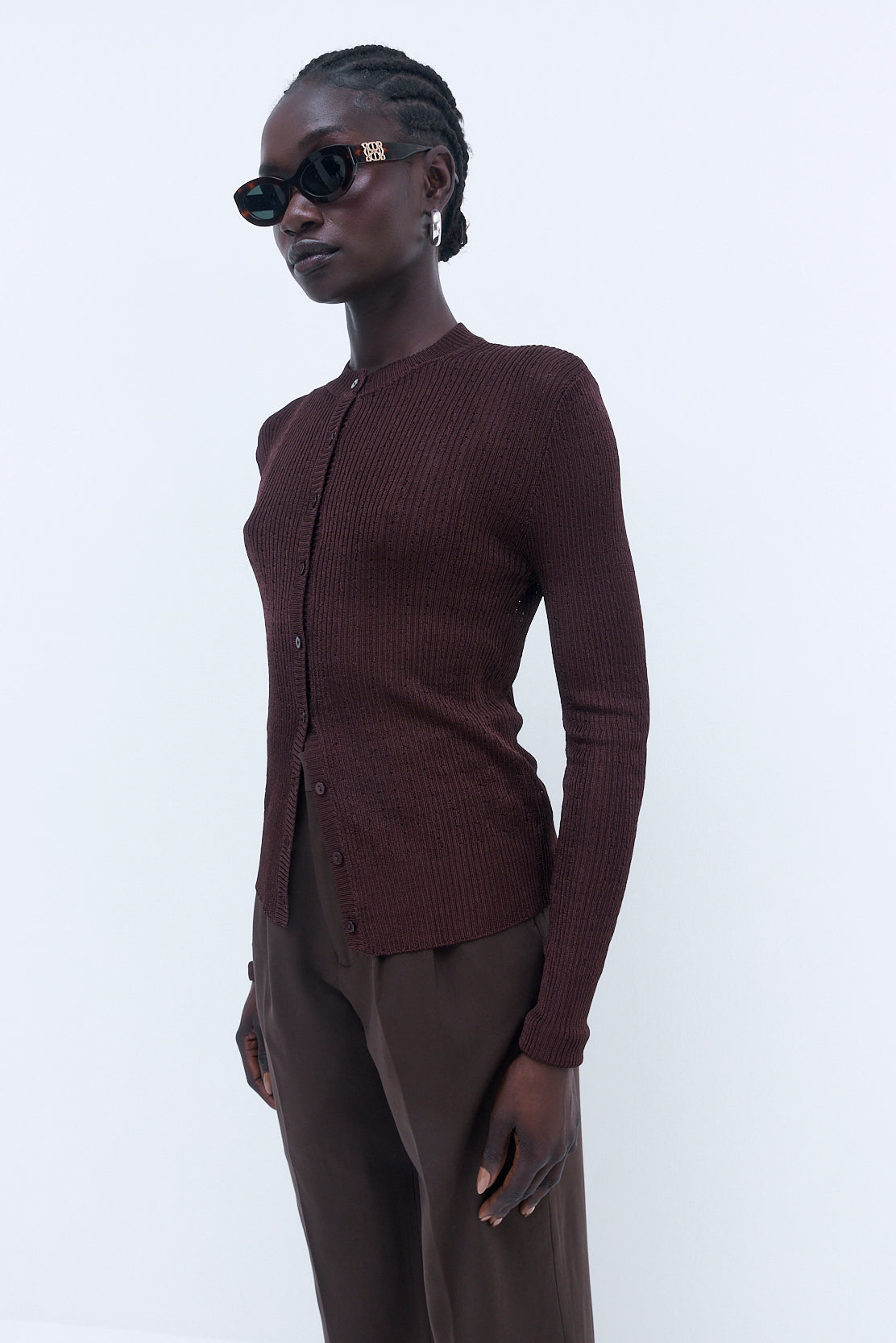 Semi Sheer Crochet Cardigan