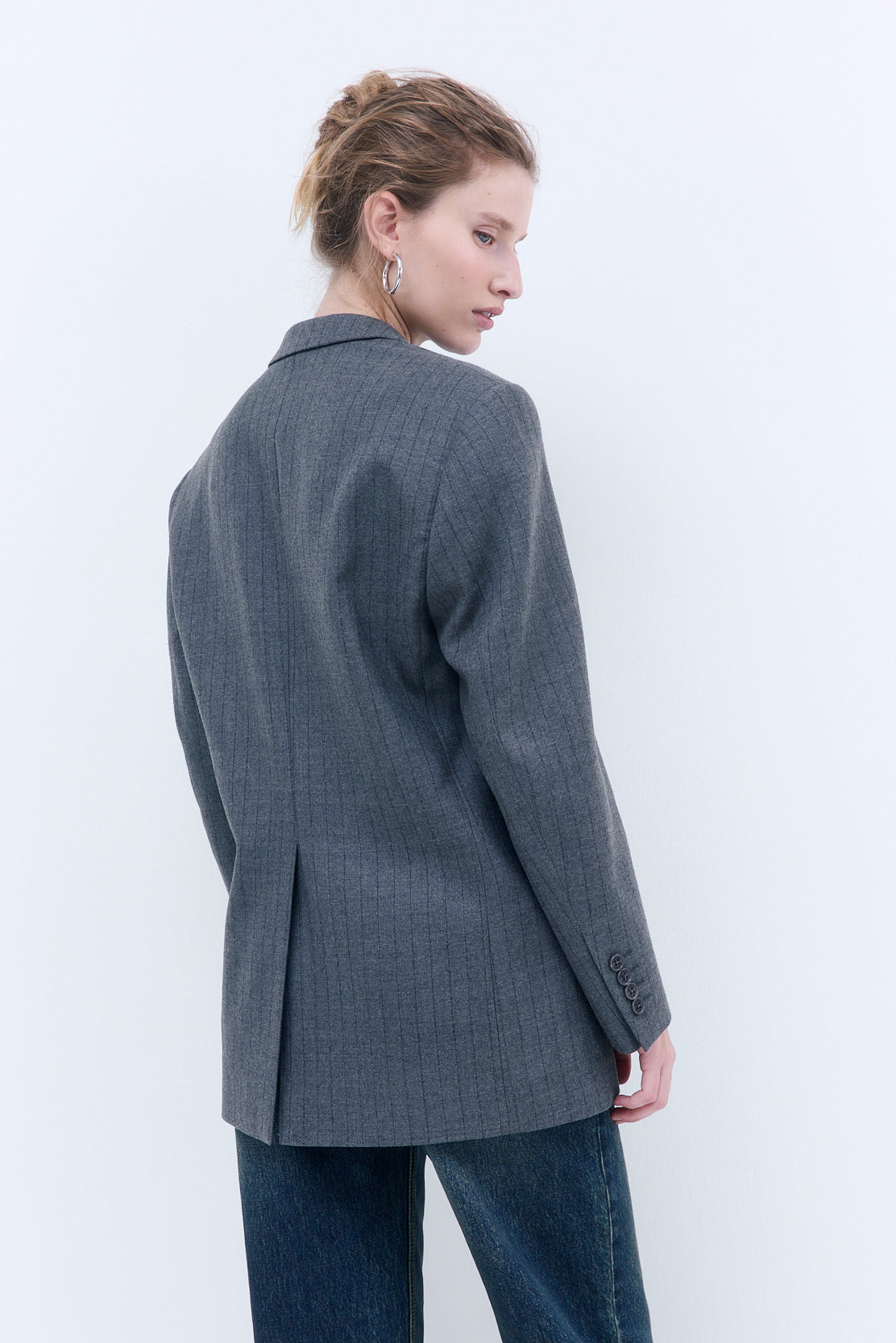 Oversized Wool Daddy Blazer