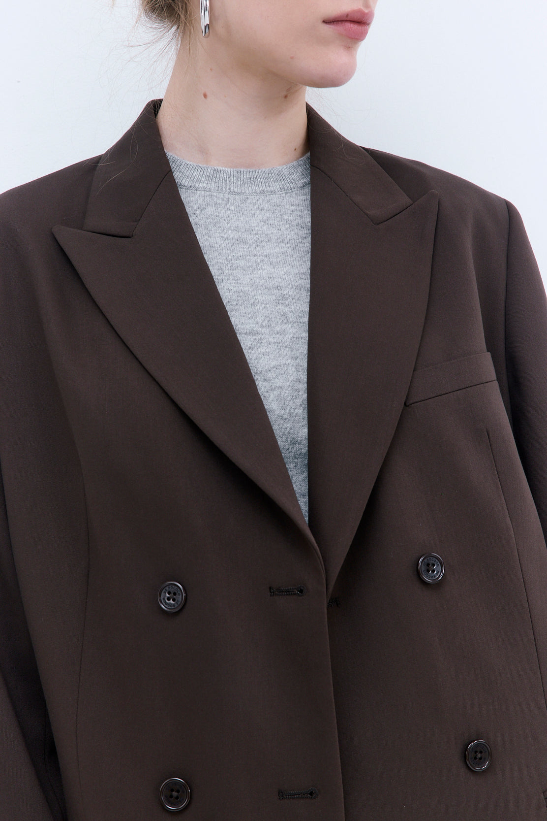 Oversized Double Breasted Daddy Blazer