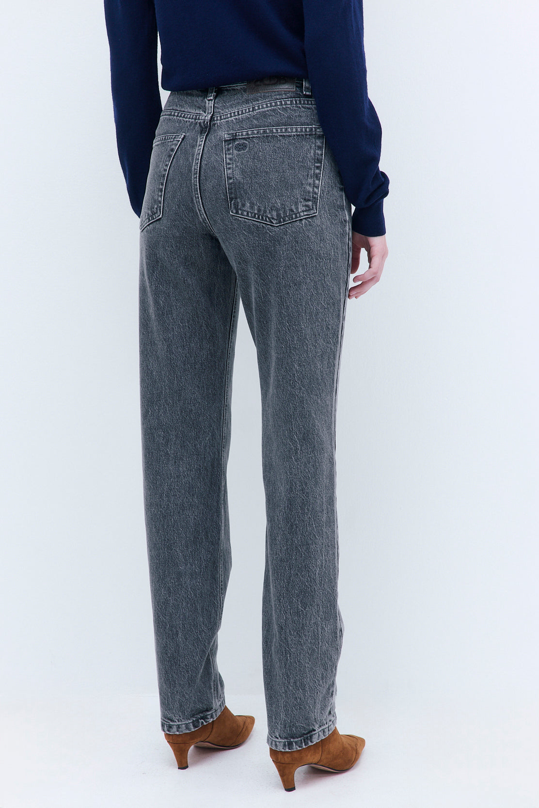 No.6| High Waisted Straight Full Length Denim