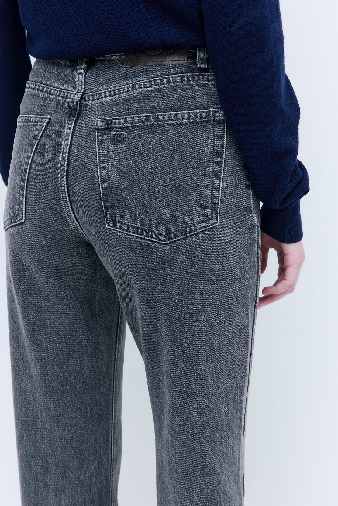 No.6| High Waisted Straight Full Length Denim