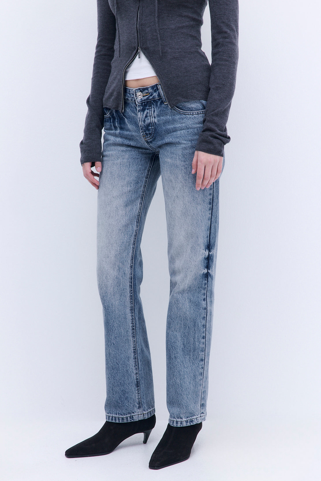 No.15| Low Rise Straight Denim